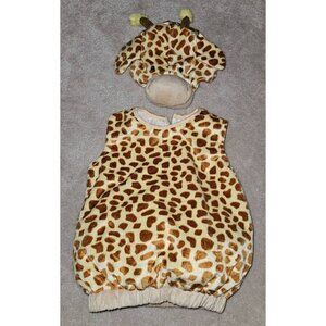 Giraffe Plush Halloween Costume Baby 6-12 Months Target Jumpsuit Headpiece